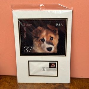 2002 USPS First Issue 37 cents  Stamp Neuter Spay 12” X 16” Poster